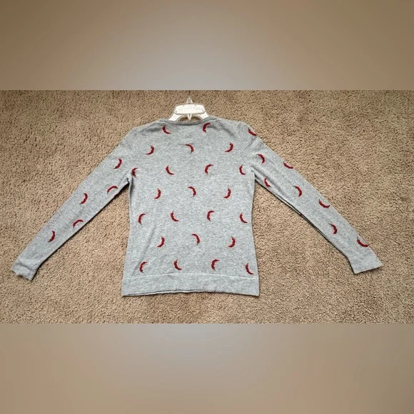 Bass Gray Long Sleeve Kids Tee with Red Accents - Picture 2 of 4